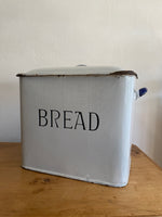 Antique Enamel English Bread Bin Circa 1920