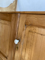 Large Antique French Wall Cupboard c. 1880