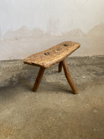 Antique French Milking Stool c. 1890