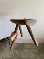 Antique French Milking Stool c. 1890