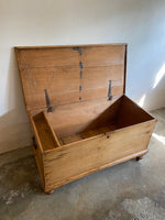 Antique Pine Box with Tulip Feet