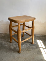 Antique Pine English Stool