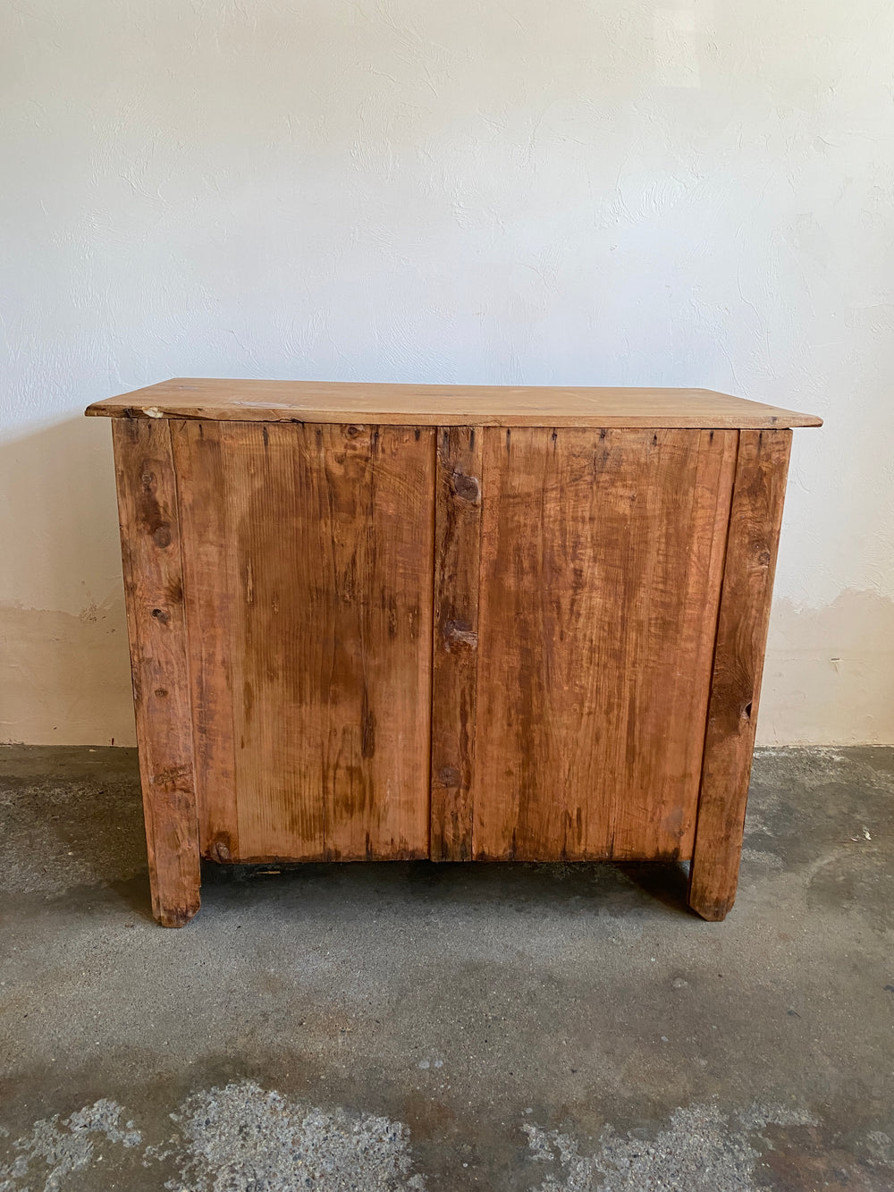 Antique English Chest of Drawers with Tram Lines c. 1900