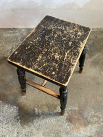 Antique English Sycamore and Elm Stool c. 1900