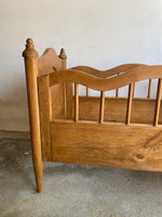 Antique Pine European Bassinet