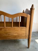 Antique Pine European Bassinet
