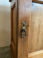 Antique English Pine Bedside Cupboard c. 1900