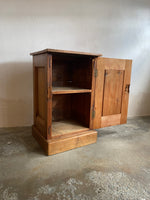 Antique English Pine Bedside Cupboard c. 1900