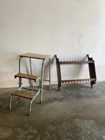 Antique Oak Scalloped Wall Shelf