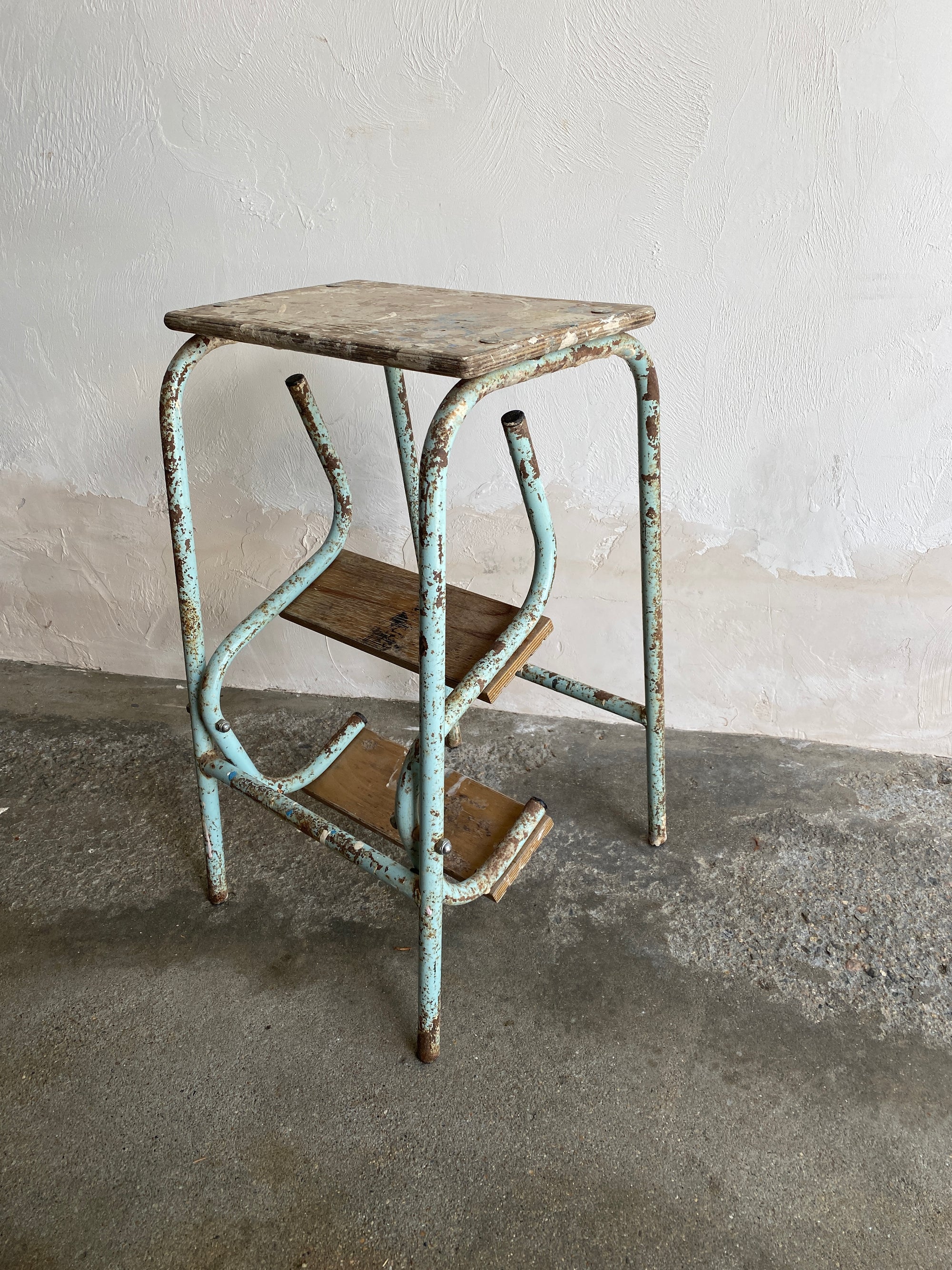 Antique Metamorphic Step Stool Circa 1920