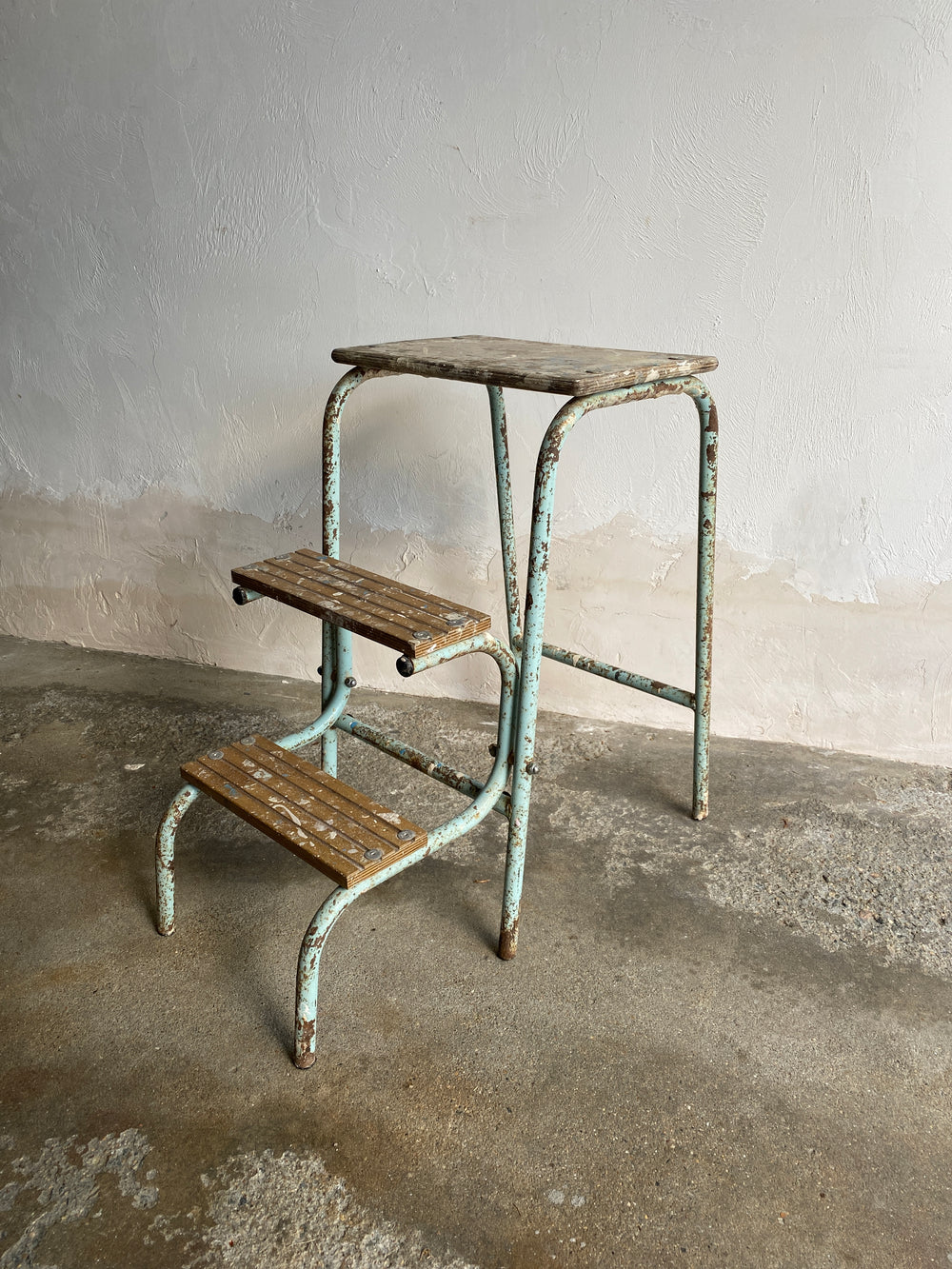 Antique Metamorphic Step Stool Circa 1920