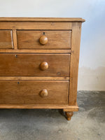 Antique English Pine Chest of Drawers c. 1880