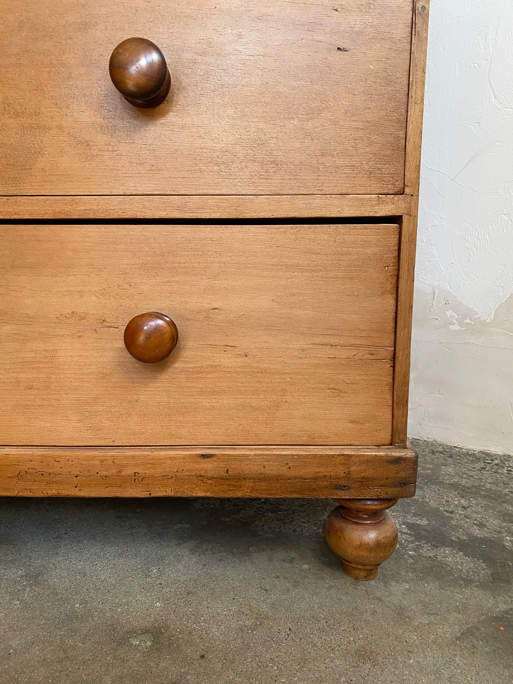Antique Pine English Chest of Drawers c. 1880