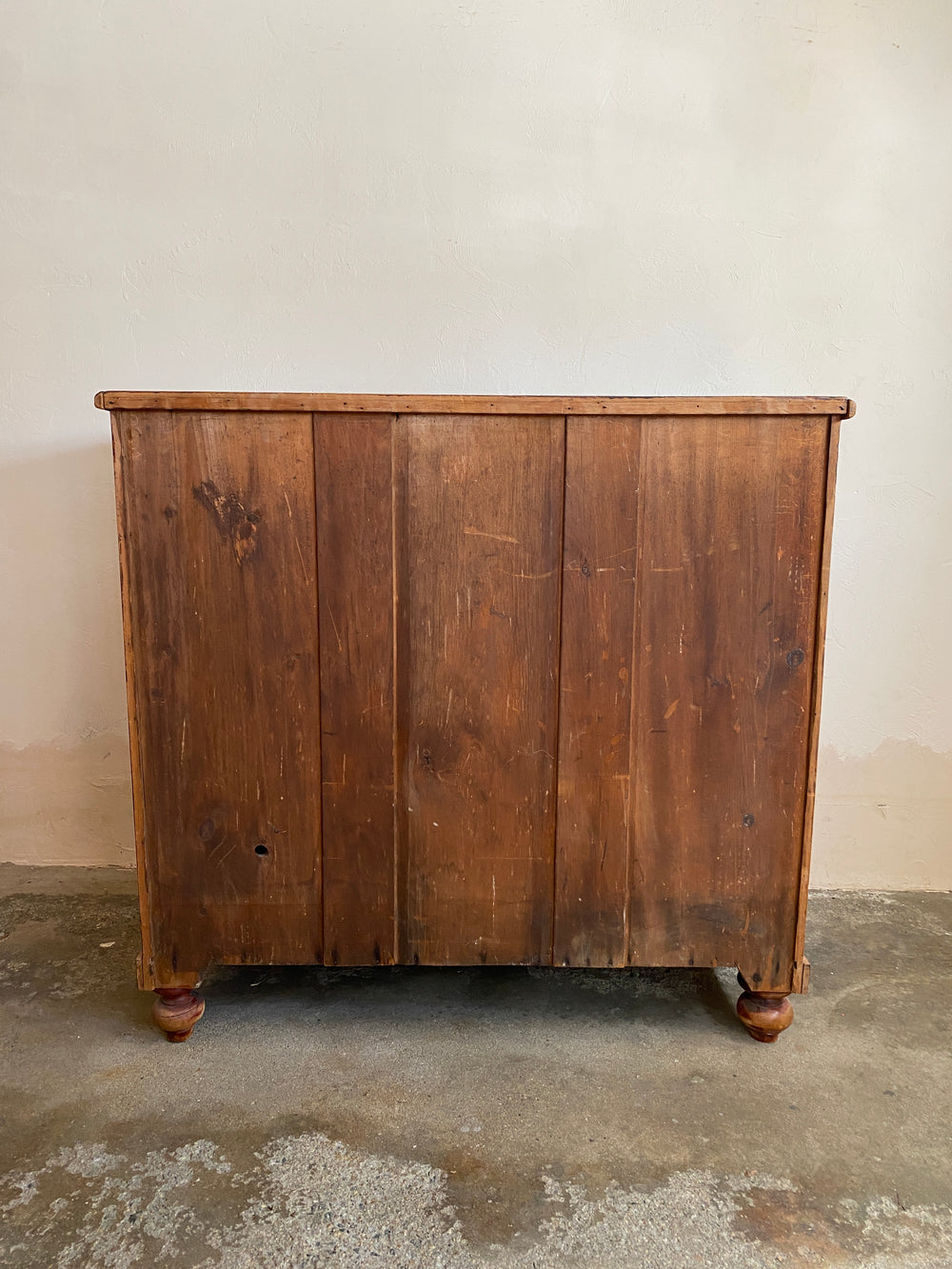 Antique Pine English Chest of Drawers c. 1880