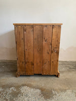 Antique Pine English Bank of Drawers c. 1890