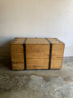 Large Antique English Shipping Cupboard with Iron Hardware c.1870