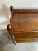 Victorian Oak English Buffet Cart on Castors