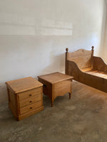 Classic Antique Pine Sleigh Bed