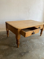 Antique Pine English Coffee Table c. 1880