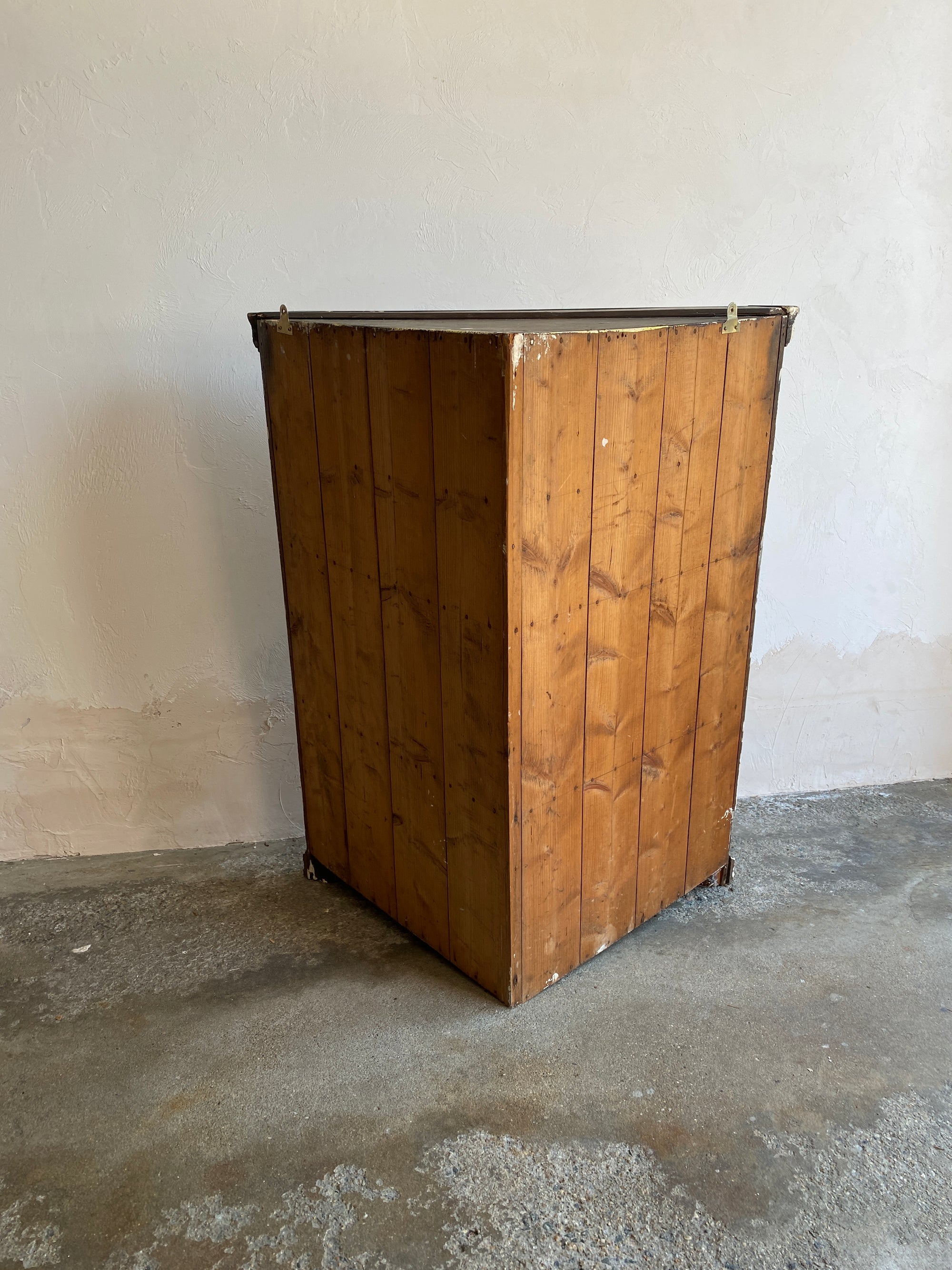 **on hold** Antique Oak English Corner Cupboard c. 1800
