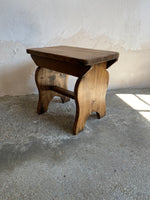 Antique Oak English Footstool c. 1900