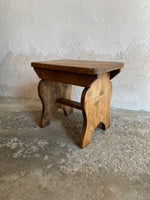Antique Oak English Footstool c. 1900
