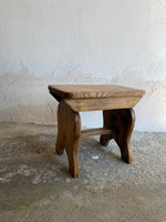 Antique Oak English Footstool c. 1900