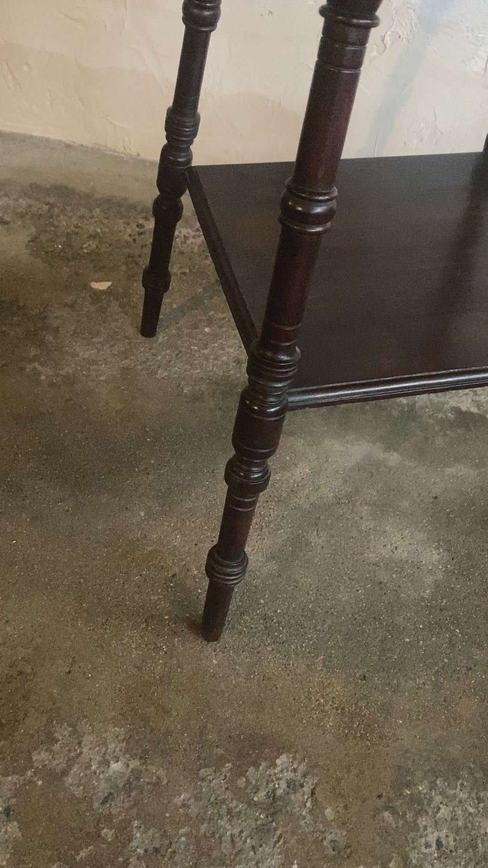 Antique English Walnut Occasional Table c. 1900