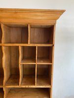 Large 19th Century Pine Pigeon Hole Shelving