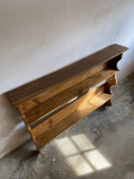 Large Antique Pine Wall Shelf