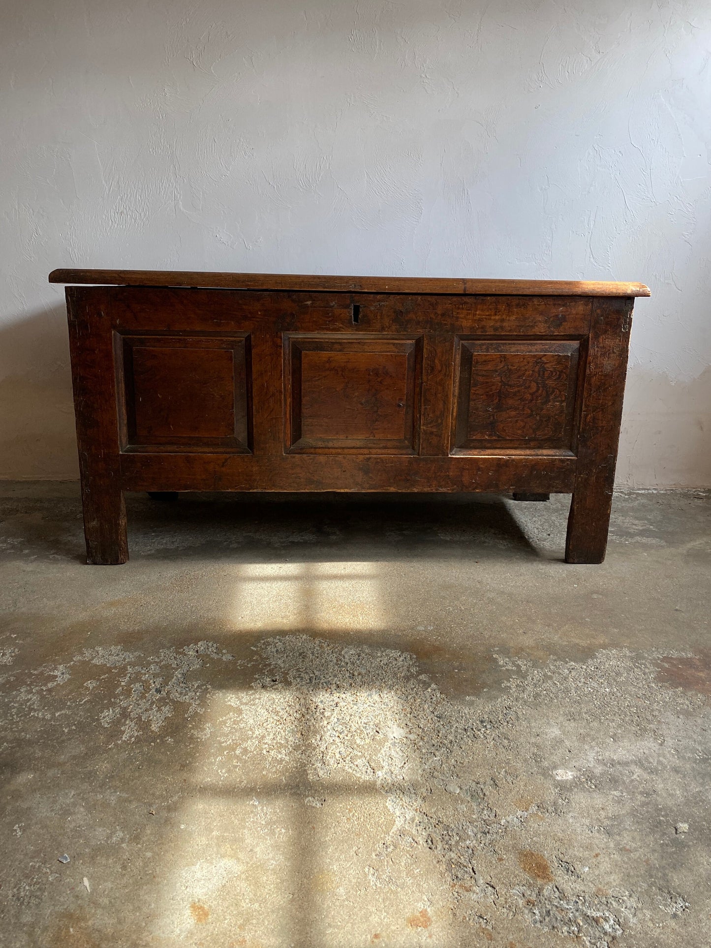 A Georgian Antique English Coffer Circa 1800