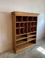Large 19th Century Pine Pigeon Hole Shelving